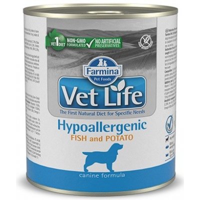 Farmina Vet Life dog Hypoallergenic Fish & Potato 12 x 300 g DOPRAVA ZDARMA