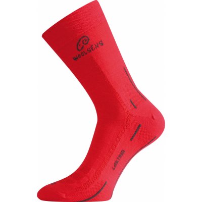 Lasting WLS 388 vlněná ponožka červená