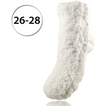 LOOKeN SM HL 3107 Detské ponožky na spanie z ovčej vlny jednofarebné biela  od 3,99 € - Heureka.sk