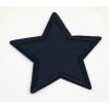 Nažehľovacia záplata - hviezda - 7cm - tmavá modrá