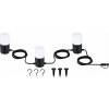 Paulmann Plug & Shine vonkajšia svetelná reťaz Tubs antracit 3xE14 94761