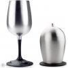 GSI Outdoors Glacier Stainless Nesting Wine Glass nerezový pohár