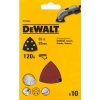 DeWALT DT3093 Brusný papír pro Delta brusku P120, 93 x 93 mm, 10 ks