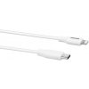 AVACOM MFIC-40W kabel USB-C - Lightning, MFi certifikace, 40cm, bílá DCUS-MFIC-40W