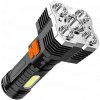 Multifunkčná baterka do domácnosti a outdoor, 1200 lm 5 LED