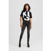 DŽÍNSY KARL LAGERFELD JEANS KLJ HR SKINNY DENIM WASHED DARK GREY DENIM