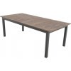 Doppler EXPERT WOOD Plus - záhradný rozkladací hliníkový stôl 150/210 x 90 x 75,5 cm