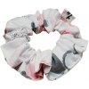 Gumička Scrunchie bavlnená farebná Classic bielo-farebná