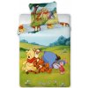 FARO Obliečky do postieľky 100x135 + 40x60 cm - Medvedík Pú 001