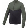 Pánska mikina celozips SENSOR COOLMAX THERMO čierna/olive green L