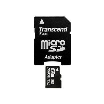 Transcend microSD 2GB + adapter TS2GUSD