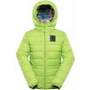 Alpine Pro Douwo Detská obojstranná bunda KJCD336 lime green 104-110