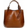 Wojas shopper kabelka z pravej kože hnedá