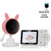 EVOLVEO Baby Monitor N3, dětská video-chůvička, Růžová CAM-3P