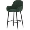 Autronic AUB-V4009 GRN6 Barová stolička, zelená, látka,AUB-V4009 GRN6