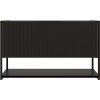 Strama Turf skrinka 79.5x46x47.5 cm závesná kúpeľňová skrinka pod umývadlo čierna 24.103.88