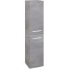 Dreja Vysoká skriňa s košom na bielizeň DOS SVD2K 35 - D01 Betón / Úchytka T01 / D01 Betón / Pravé