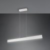 Trio Lighting Galway LED závesné svetlo, svetlosivé, hore/dole, CCT, kov - 349710176