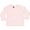 Babybugz Tričko BZ11, dlouhý rukáv, dětské COT710011t2993-powder pink Růžová powder 18-24