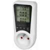 Dvojtarifný elektromer s LCD EM-5, interná batéria, 16A 230V, biely (ORNO)