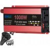 AUTOMOBILOVÝ MENIČ NAPÄTIA 12V na 230V 1000W SÍNUS ČISTÁ SÍNUSOVÁ JEDNOTKA