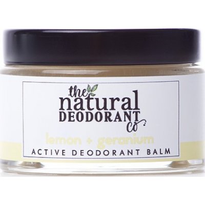 The Natural dezodorant Co. Active dezodorant Balm Citron + Geranium balzámový dezodorant 55 g