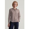 KOŠEĽA GANT REG POPLIN STRIPED SHIRT CACAO