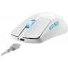 ASUS ROG Harpe Ace Aim Lab Edition, Všestranný, Optomechanický, RF Wireless + Modrátooth + USB Type-C, 36000 DPI, Biela