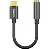 Baseus audio adaptér z USB-C na Jack 3,5mm čierny 6953156297845 NoName
