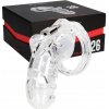 Klietka na penis Model 26 Chastity Cage - 11,5 cm Transparentná ManCage