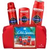 Old Spice Captain deodorant 50 ml + sprchový gél 3v1 na tvár, telo a vlasy 250 ml + voda po holení 100 ml + drevený barel