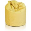 INTERMEDIC SK - Sedací vak Mega Sako z plyšu 135 cm | pastelový vak na leňošenie, 340 l A028 - Žltá