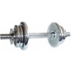Kubisport Nakládací jednoruční činka 7 kg chromová - 25 mm