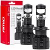 Amio led so vstavanou šošovkou H7/H18 6000K Canbus