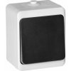 Vypínač Orno AQUATIC MINI IP54 OR-OE-7300/WB čierno-biela