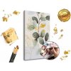 Maľovanie podľa čísel PREMIUM GOLD – Zeleno-zlaté lístie