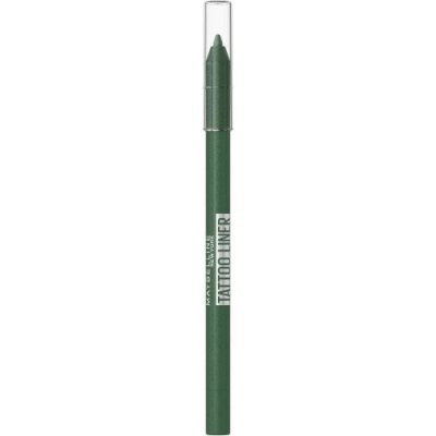 Maybelline Tattoo Liner Gel Pencil dlhotrvajúca a vodoodolná gélová očná linka 1.3 g 817 hunter green