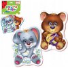 Puzzle penové pre bábätká - Medveď a zajac pre deti