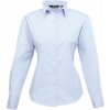 PREMIER PR 300 / Dámska popelínová košeľa s dlhým rukávom - light blue XXXL