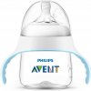 Philips Avent Natural PP na učenie s držadlami bielo modrá 150ml