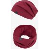 Doke Set čiapka a nákrčník organic eart red