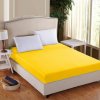 Entuzia Prestieradlo DELUXE Mako Jersey s lycrou - sýto žlté žltá Jersey elastan 180x200 cm