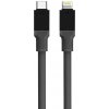 Tactical KP31177 Fat Man USB-C/Lightning, 1m, sivý