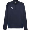 Pánske tričko Puma, TEAMGOAL TRAINING 1/4 ZIP TOP tmavo modrá,biela S