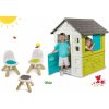Smoby set domčeka Pretty Blue a piknikového stola so stoličkami KidChair 310064-1