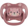Canpol babies cumlík silikon symetrický Cute animals 1ks ružová