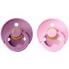 BIBS Colour cumlíky, kaučuk 2ks - veľkosť 1 - Lavender baby Pink