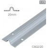 Vodiaci profil U ø 20 x 3000 mm pre posuvné brány