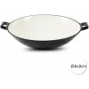 Perfect Home 28067 Liatinová WOK panvica so smaltovaným povrchom 36,8 cm, čierna