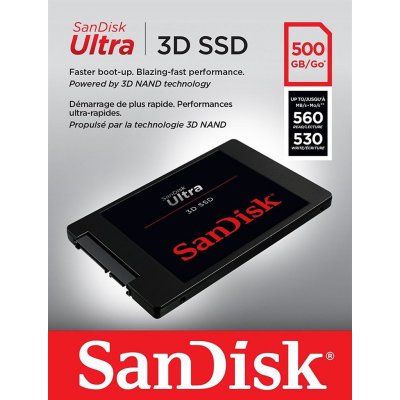 SanDisk Ultra 3D 500GB, SDSSDH3-500G-G25 od 100,39 € - Heureka.sk